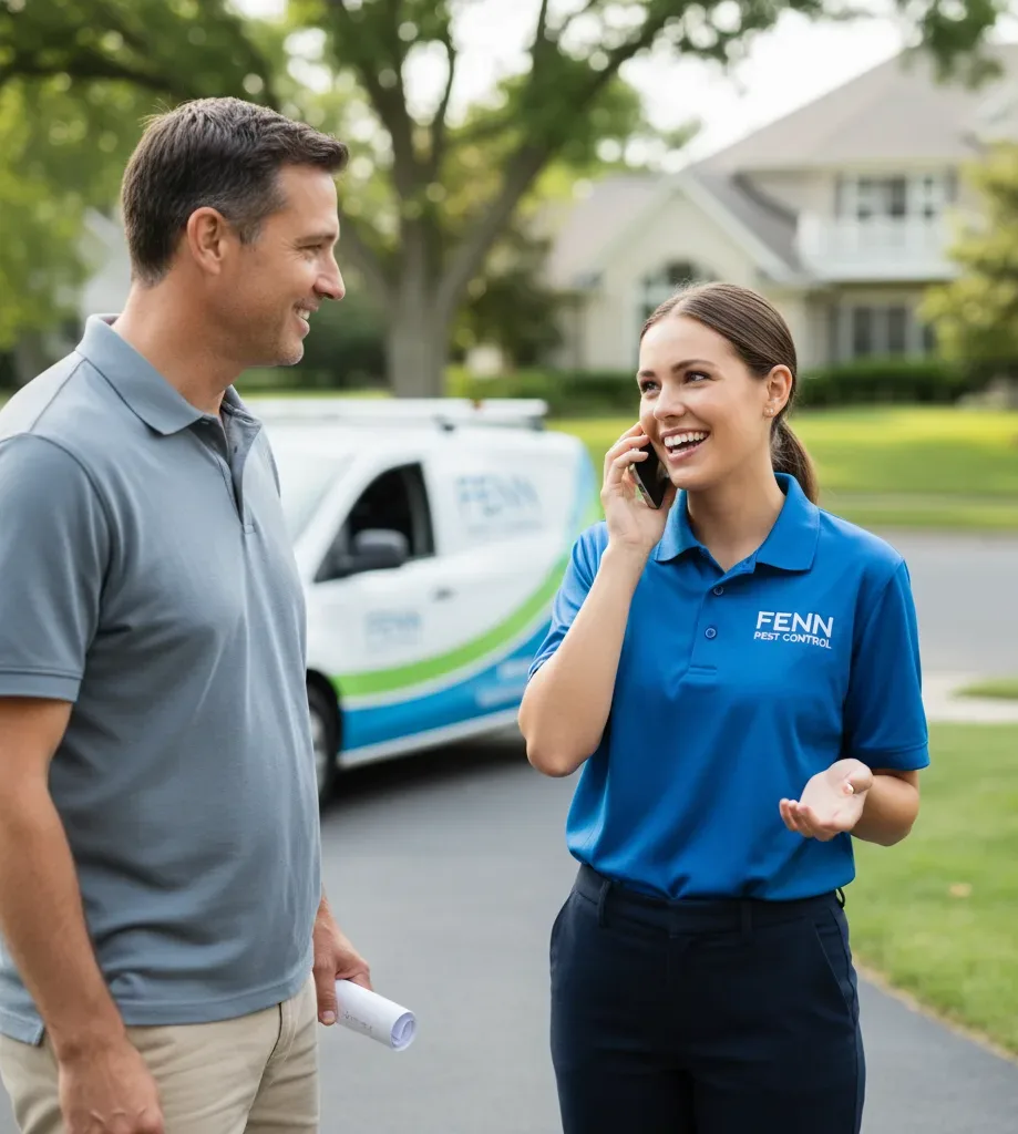Fenn Pest Control customer support in Le Roy